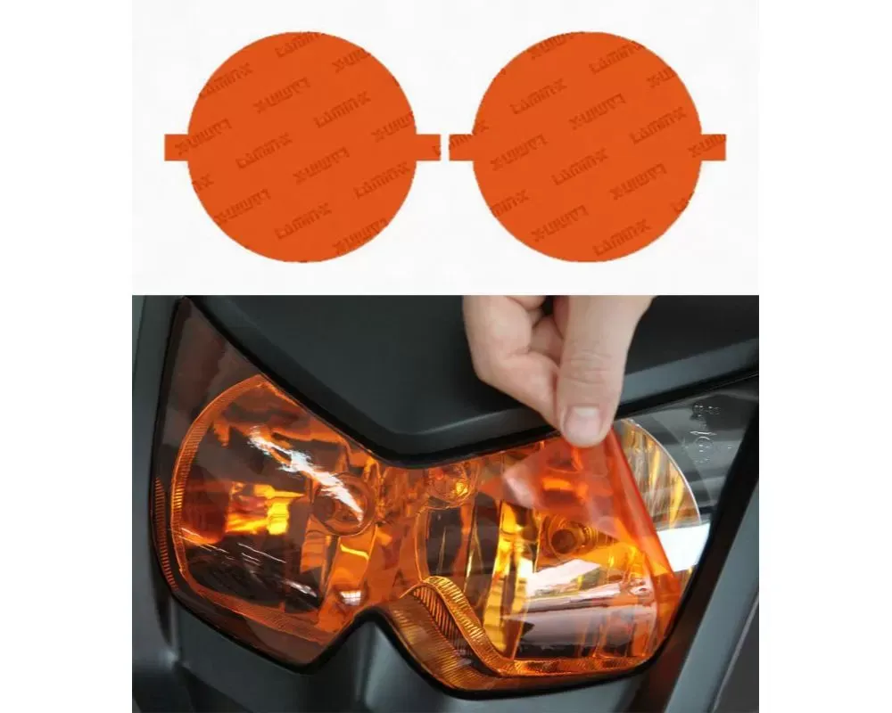 Lamin-X 4" Round Headlight Covers Harley Davidson Fat Bob - HD005A