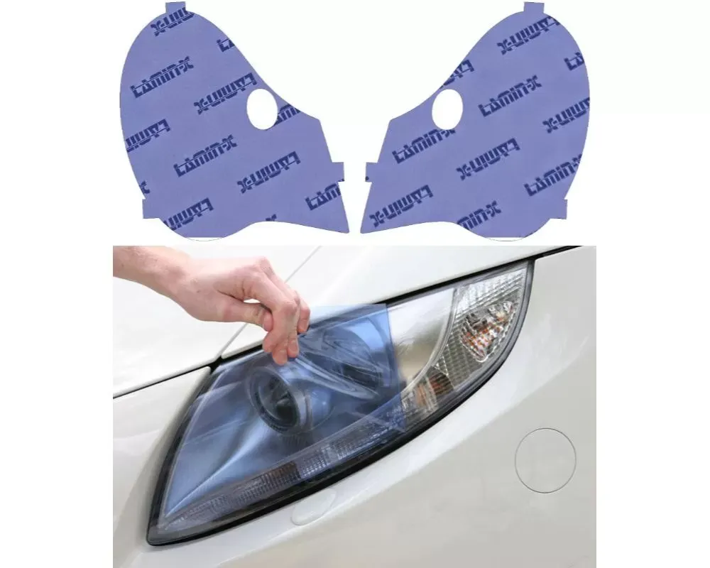 Lamin-X Headlight Covers Porsche 996 Turbo w/ Washer cutout 2001-2005 - P502B