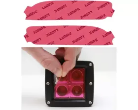 Lamin-X Daytime Running Light Covers Pink Dodge Durango 2021-2023