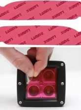 Lamin-X Daytime Running Light Covers Pink Dodge Durango 2021-2023                                     - D141P - Image 3