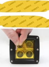 Lamin-X Daytime Running Light Covers Yellow Dodge Durango 2021-2023                                     - D141Y - Image 4