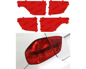 Lamin-X Tail Light Covers Red Mercedes-Benz S-Class Sedan 2021-2023