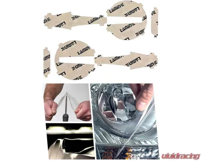 Lamin-X Headlight Covers Clear Ford Bronco SUV Led Type 2-Door | 4-Door 2021+ - F084CL