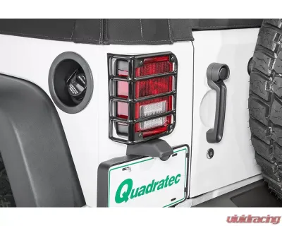 Tactik Euro Style Taillight Guards Jeep Wrangler JK and Unlimited 2007-2018 - 13117 0101