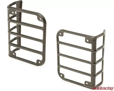Tactik Euro Style Taillight Guards Jeep Wrangler JK and Unlimited 2007-2018 - 13117 0101