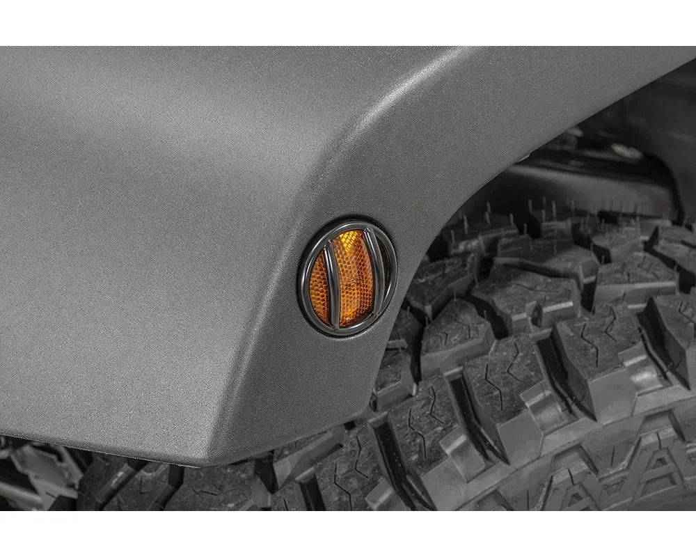 Tactik Euro Style Side Marker Guards Jeep Wrangler JK 2007-2018 - 13117 0103