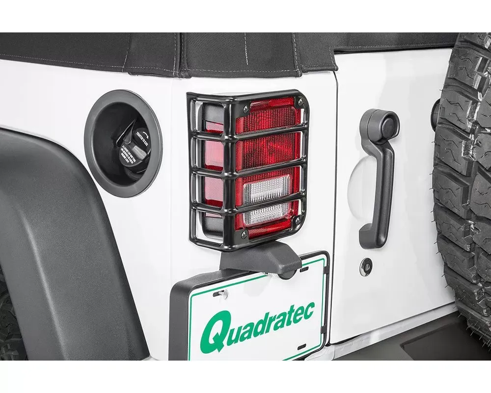 Tactik Euro Style Taillight Guards Jeep Wrangler JK 2007-2018 - 13117 0111