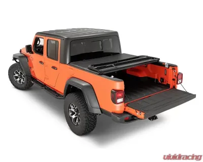 Tactik 1133109 EZ-Hard Panel Tri-Fold with Vinyl Outer Layer Tonneau Cover Jeep Gladiator JT 2020-2023 - 12074-1100