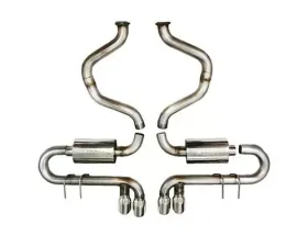 MRT QuadFlow Axle-Back Chevrolet Corvette C5 1997-2004