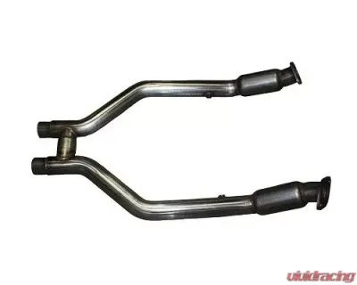 MRT MaxFlow H-Pipe w/ Race Cats Ford Mustang V6 2011-2014 - 93P200-200