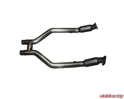 MRT MaxFlow H-Pipe w/ Race Cats Ford Mustang GT Coyote 2011-2014 - 93P203-200