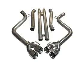 MRT KR Quad Tip Catback w/ Maxflow H-pipe Ford Mustang GT 2018+