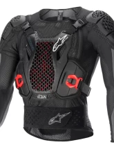 Alpinestars Bionic Plus V2 Protection Jacket Black Anthracite Red - 2X Large Size                                     - 6506723-1036-2XL - Image 2