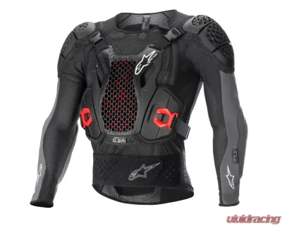 Alpinestars Bionic Plus V2 Protection Jacket Black Anthracite Red - 2X Large Size - 6506723-1036-2XL