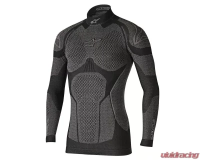 Alpinestars Black | Grey 2021 Ride Tech Winter Top Long Sleeve - Medium/Large Size - 4752117-106-M/L