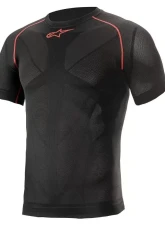 Alpinestars Black | Red 2021 Ride Tech V2 Summer Top Short Sleeve - Medium/Large Size                                     - 4752721-13-M/L - Image 2