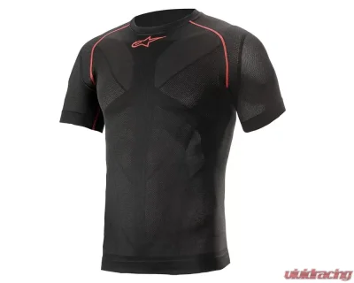 Alpinestars Black | Red 2021 Ride Tech V2 Summer Top Short Sleeve - 2X Large Size - 4752721-13-XL2X