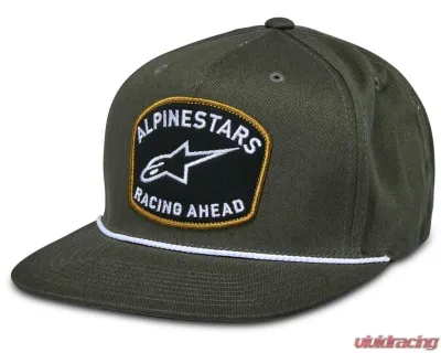 Alpinestars Military Green Promptus Snapback Hat - 1235-81445-690-O/S