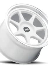 ESR Wheels CR7 Wheel 18x10.5 5x114.3 30mm Gloss White | Machined Lip                                     - 80551430_CR7WHT-ML - Image 2