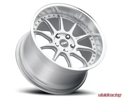 ESR Wheels CS12 Wheel 18x8.5 5x112 30mm Hyper Silver | Machined Lip - 88511130_CS12HS-ML_5X112