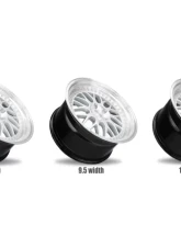 ESR Wheels SR01 Wheel 18x8.5 5x120 30mm Gunmetal | Machined Lip                                     - 88511130_SR01GM-ML_5X120 - Image 2