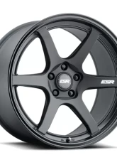 ESR Wheels AP6 Wheel 18x8.5 5x114.3 30mm Matte Black | Gloss Black                                     - 88551430_APX6MBLK-BL - Image 3