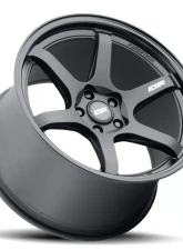ESR Wheels AP6 Wheel 18x8.5 5x114.3 30mm Matte Black | Gloss Black                                     - 88551430_APX6MBLK-BL - Image 2