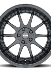 ESR Wheels CS12 Wheel 18x9.5 5x108 22mm Matte Black | Gloss Black                                     - 89511122_CS12MBLK-BL_5X108 - Image 3