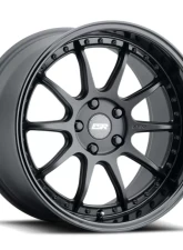 ESR Wheels CS12 Wheel 18x9.5 5x114.3 22mm Matte Black | Gloss Black                                     - 89511122_CS12MBLK-BL_5X114 - Image 3