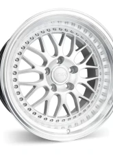 ESR Wheels SR01 Wheel 18x9.5 5x110 22mm Hyper Silver | Machined Lip                                     - 89511122_SR01HS-ML_5X110 - Image 3