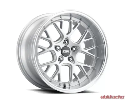 ESR Wheels CS11 Wheel 18x9.5 5x108 35mm Hyper Silver | Machined Lip - 89511135_CS11HS-ML_5X108