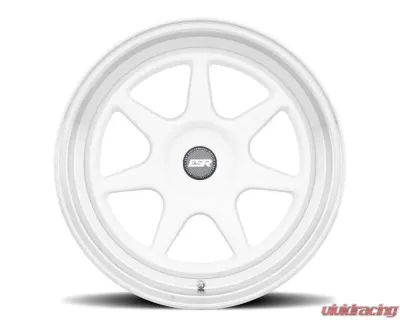 ESR Wheels CR7 Wheel 18x9.5 5x114.3 35mm Gloss White | Machined Lip - 89551435_CR7WHT-ML