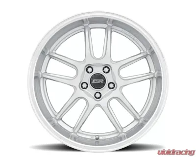 ESR Wheels AP8 Wheel 18x9.5 5x120 22mm Hyper Silver | Machined Lip - 89552022_APX8HS-ML