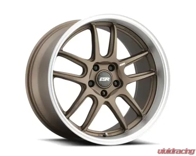 ESR Wheels AP8 Wheel 19x8.5 5x114.3 30mm Matte Bronze | Machined Lip - 98551430_APX8MBRNZ-ML