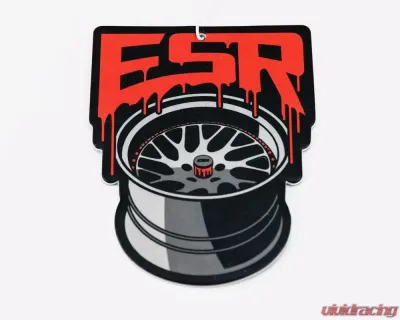ESR Wheels Air Freshner Black Mist | Red - AIR-RED-BLM