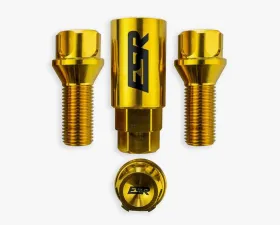 ESR Wheels 28mm Bolts 12x1.5 Gold Chrome