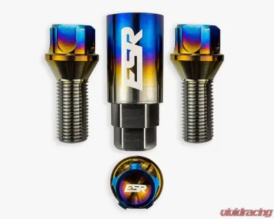 ESR Wheels 28mm Bolts 12x1.5 Neo Chrome - BOLTS_28MM-NEO