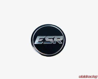 ESR Wheels CS-RF Version 2 Cap Black | Silver - CAPSV2-BLK-SLV