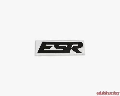 ESR Wheels Small ESR Decals 5.25"x1.5" 2 pieces Black - ESRDECAL-SM-BLK