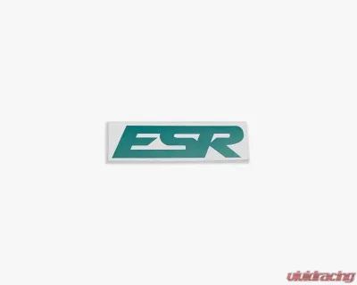 ESR Wheels Small ESR Decals 5.25"x1.5" 2 pieces Teal - ESRDECAL-SM-TEAL