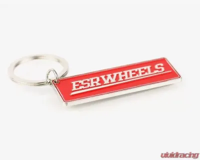 ESR Wheels Classic Key Chain Red - ESRKEY-RED