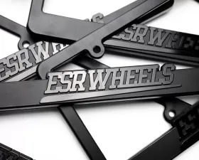 ESR Wheels License Plate Frame 2 Pieces