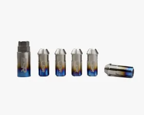 ESR Wheels Anti Theft Titanium 50mm Lug Nuts 14x1.25 Burnt
