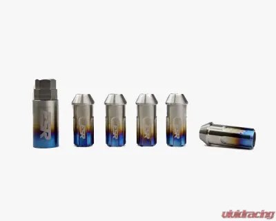 ESR Wheels Anti Theft Titanium 50mm Lug Nuts 14x1.25 Burnt - TR50-NUT-14125-BNT