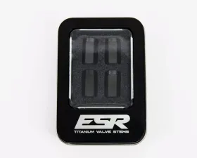 ESR Wheels Valve Stem Caps Titanium Black