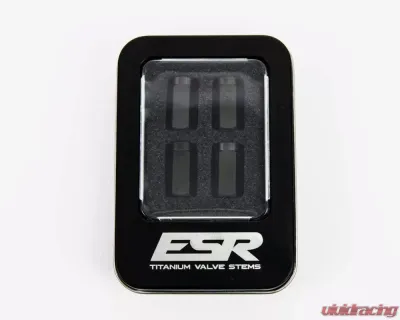 ESR Wheels Valve Stem Caps Titanium Black - VALVE-TNM-BLK