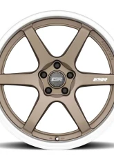 ESR Wheels AP6 Wheel 19x9.5 5x114.3 22mm Matte Bronze | Machined Lip                                     - 99551422 APX6MBRNZ-ML - Image 4