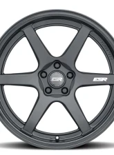 ESR Wheels AP6 Wheel 18x9.5 5x114.3 22mm Matte Black | Gloss Black                                     - 89551422 APX6MBLK-BL - Image 4