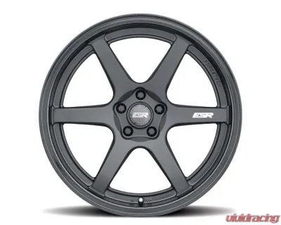 ESR Wheels AP6 Wheel 18x9.5 5x114.3 22mm Matte Black | Gloss Black - 89551422 APX6MBLK-BL
