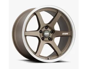 ESR Wheels AP6 Wheel 19x11 5x114.3 22mm Matte Bronze | Machined Lip